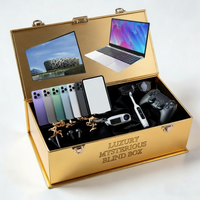 Boîte mystère d'électronique avancée 1-3 pièces d'accessoires électroniques aléatoires, comprend un haut-parleur et un ensemble cadeau d'écouteurs TWS