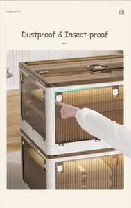 Hộp Đựng Bằng Nhựa Ngoài Trời 30L 45L 65L 90L 130L Hộp Gấp Cắm Trại Có Ròng Rọc Đáy - Product Image 3