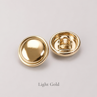 Bouton décoratif en alliage métallique pour chemise, costume, manteau en laine, trench-coat, accessoires vestimentaires