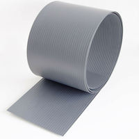 Strip privasi PVC 19cm, layar dekorasi pagar taman gerbang plastik bingkai kaca depan pita keras PVC Strip Panel pagar teralis