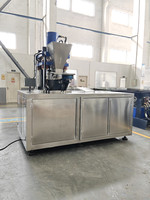 Presse hydraulique automatique à quatre colonnes et trois poutres pour bombes de bain effervescentes, avec pompe à servomoteur et commande PLC