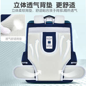 Sesame Baby Elementary <b>School</b> <b>Backpack</b> 14 In Multiple Pockets Boys <b>School</b> Education Stripe Pattern - Product Image 4