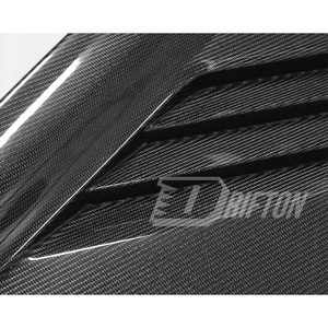 ฝากระโปรงคาร์บอนไฟเบอร์ Drifton แบบทอ 3K/6K/12K สำหรับ Chevrolet Corvette C8 Stingray Z51 E-Ray Z06 Z07 ปี 2020-2026 แบบยึดติด สีดำ - Product Image 5