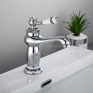 Grifo Mezclador de Agua Fría y Caliente de Lujo para Lavabo de Baño, de Latón Dorado Antiguo, Montaje en Cubierta 2412021 - Product Image 5