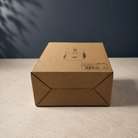 Boîte à souris en carton kraft recyclable personnalisée avec impression de logo pour accessoires électroniques, emballage cadeau de vente au détail, vente en gros