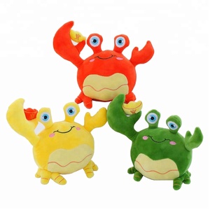 Almohadas de decoración para el hogar con forma de cangrejo de animales de peluche personalizados - Product Image 3