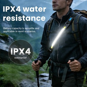 ไฟทำงานแบบ COB กันน้ำ IPX4 แบตเตอรี่แบบชาร์จได้ ไฟสำหรับตั้งแคมป์กลางแจ้ง ไฟวิ่งแบบคาดหน้าอก - Product Image 1