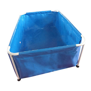Mini réservoir <span class=keywords><strong>d</strong></span>'<span class=keywords><strong>eau</strong></span> <span class=keywords><strong>de</strong></span> <span class=keywords><strong>pluie</strong></span> écologique en PVC avec cadre métallique rectangulaire, aquarium, réservoir <span class=keywords><strong>de</strong></span> poissons, logo personnalisé - Product Image 6
