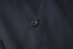 MY7005 tessuto di lana 70% blu Navy a spina di pesce modello di lana 70% abito da uomo - Product Image 5