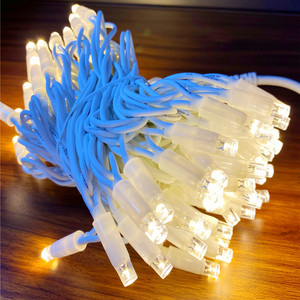 Cadena de luces LED de alambre de goma de 10M IP65 impermeable 220V luces de Navidad para exteriores mercado de la UE Navidad - Product Image 3