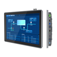 PC industrial con pantalla táctil de 15 pulgadas de aluminio completo IP65 sin ventilador IPC J6412 J4125 para montaje en panel Windows11 automatización HMI