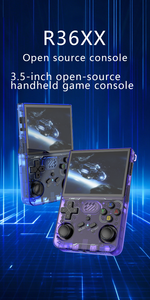 ZTX <b>Retro</b> Game <b>Console</b> R36XX 3.5" HD Large Screen Gaming Machine WiFi Linux System Classic Double Player Games 15000 Built-in - Product Image 6