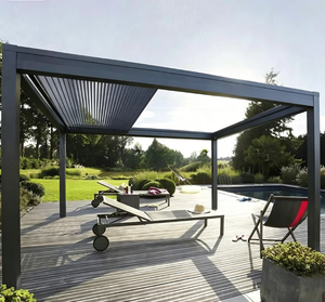Pannelli Frangisole Motorizzati <span class=keywords><strong>da</strong></span> Esterno Retrattili in Alluminio Eco-Friendly per Pergola, Tenda Parasole Impermeabile per Balcone, Giardino, <span class=keywords><strong>Terrazzo</strong></span> - Product Image 3