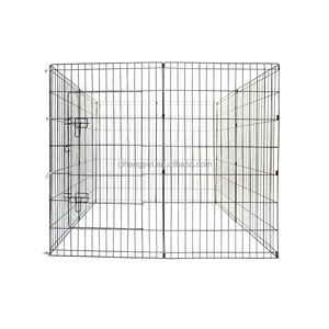 Corralito Portátil Transparente para Perros, Panel de Alambre Metálico Resistente para Exteriores, para Perros Grandes, Clásico, Metálico, Ecológico, con Botones - Product Image 2