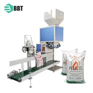 Herstellerpreis 25-50 kg Schwere Beutel Abfüllung Beutelpackmaschine für Getreide Reis Weizen Maismehl Pellets
