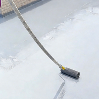 Revêtement liquide acrylique auto-adhésif imperméable pour toitures et murs, haute élasticité, scellant pour tuiles, application industrielle au pinceau