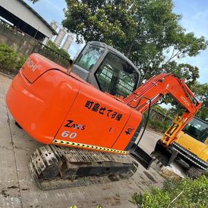 Mini pelle sur chenilles hydraulique HITACHI ZX60 6 tonnes d'occasion de haute qualité avec composants de roulement à noyau à Shanghai - Product Image 4