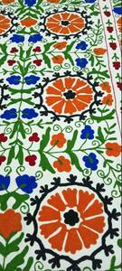 Service Express : Nappe murale Suzani brodée à la main, style ouzbek, pour lit ou table, idéale comme cadeau - Product Image 1