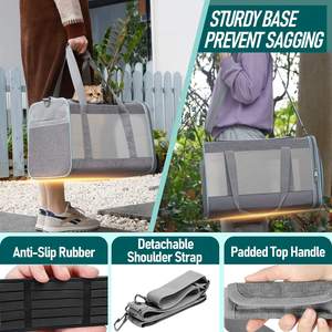 Kedi, evcil hayvanlar için köpek taşıyıcı yumuşak taraflı kedi çantası sırt çantası hayvan taşıyıcılar seyahat yavru bir oyuncak olarak taşımak kumaş Pet ev - Product Image 6