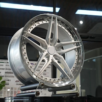 Jantes en alliage d'aluminium forgé 2 pièces, forme étoile, 5x120 5x130 6x139.7, compatibles avec Porsche Cayenne Cadillac Escalade Range Rover