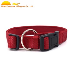 2018 Top Seller Top Quality Luxury Adjustable Nylon <strong>Neoprene</strong> <strong>Dog</strong> <strong>Collar</strong> - Product Image 1