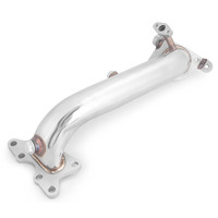 Múltiple de Escape y Bajante Catback de Acero Inoxidable para Honda Civic 06-11 EX LX 2/4 Puertas FG FA R18A