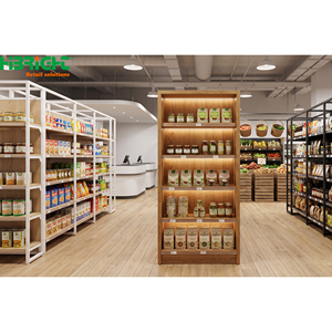 Étagères de supermarché en métal double face, rayonnages gondoles pour l'affichage commercial en magasin d'alimentation, pour allées de supermarché - Product Image 6