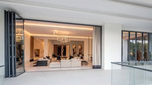 ประตูบานเลื่อนอลูมิเนียมอัลลอยด์แบบทันสมัยได้รับการรับรอง CE สำหรับโครงการเชิงพาณิชย์วิลล่า - Product Image 6