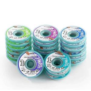 Grosir 15-35mm lebar 1,5, 5m panjang kawat Coper Solder sumbu Solder Aksesori bersih kawat desolder untuk timah menyerap kelebihan