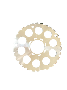 Piñón de cadena de rodillos de acero mecanizado CNC de alta calidad, 30 dientes, paso de 12,7mm, 06B-24B, transportador fabricado personalizado OEM - Product Image 5