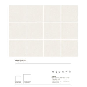 豪华600x600毫米瓷砖全屋装饰石灰石系列仿古质感哑光防滑瓷质大理石瓷砖地板 - Product Image 4