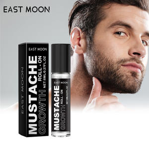 EAST MOON Produit de soin pour hommes Extrait de plante Nourrir Épaissir la <span class=keywords><strong>barbe</strong></span> Croissance rapide Moustache Huile Sérum Roll-on - Product Image 2