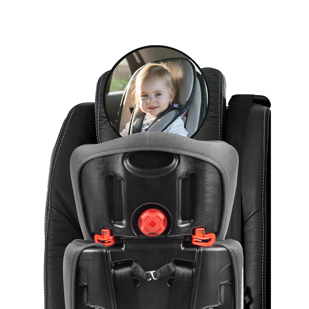 Novo espelho de bebê para carro Amazon, espelho voltado para assento de carro, monitor de bebê com vista grande e cristalina, inquebrável, fácil de montar