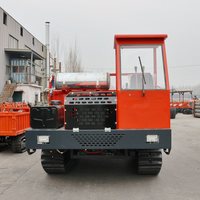 Camion benne à chenilles Capacité de 5 tonnes pour les plantations de palmiers et de caoutchouc sur terrain montagneux