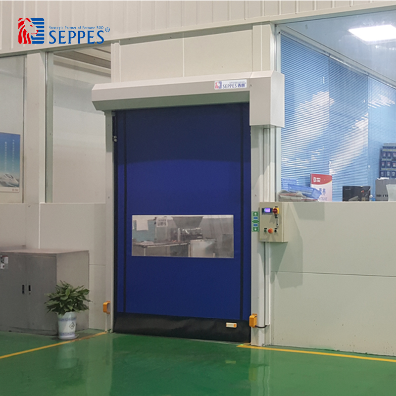 roll up clean room door
