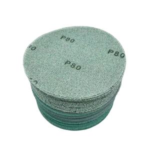 6 pollici <span class=keywords><strong>Mirka</strong></span> senza polvere di levigatura <span class=keywords><strong>dischi</strong></span> in rete abrasiva floccaggio maglia secco granato sabbia disco 80 griglia carta per levigatura - Product Image 4