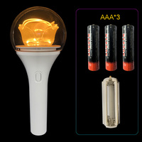 Stylo LED lumineux à commande par application, lampe torche de concert, bâton lumineux LED 15 couleurs pour fête et concert