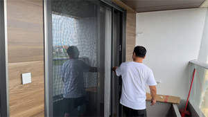 Quincaillerie moderne <span class=keywords><strong>pour</strong></span> porte à enroulement, boîte en maille détachable brevetée, maille anti-fissuration à fusion à chaud, taille de maille personnalisée, facile à nettoyer/à installer - Product Image 3