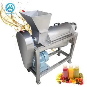 Spiral Typ Fruchtsaft presse Gemüses ch raube Crushed Juice Making Machine /Spiral Typ Industrielle Schraube Entsafter Extraktor