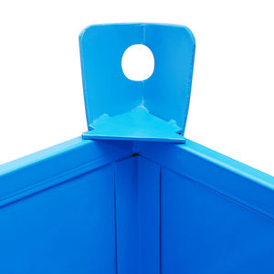 Poubelles en acier personnalisées pour vrac Boîte de rangement industrielle Conteneurs métalliques personnalisés Cage de rangement en entrepôt Stockage de marchandises en vrac - Product Image 6