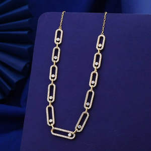 Collar de oro étnico tradicional con colgante floral redondo Joyería de diseño antiguo para mujeres y novias - Product Image 1