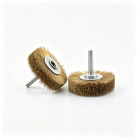 Brosse de polissage industrielle en laiton pour outil électrique, accessoire pour meuleuse d'angle et perceuse, élimination de la rouille, bricolage, OEM personnalisable