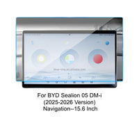 Protection d'écran en verre trempé HD transparente sans bulles pour navigation automobile, couverture intégrale, pour BYD Sealion 05 DM-i 12.8'' 15.6'' (vente en gros)