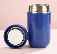 Mug isotherme personnalisé avec logo, capsule étoilée, en acier inoxydable 304, petit, portable, élégant, cadeau, tasse à eau pour promotion
