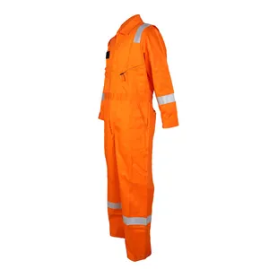 Vlamvertragende Brandwerende Veiligheidsoverall Voor Industriële Werkkleding Overall Pak Reflecterende Grote Overall