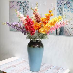 Flores de Delphinium de Tallo Largo de Seda Artificial de Nuevo Diseño - Product Image 5