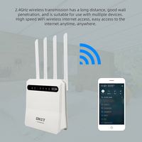 Router CPE Inalámbrico 4G LTE DNEXT OEM con Tarjeta SIM, 600 Mbps, 32 Usuarios, 4 Antenas Externas, en Existencia para Uso Comercial y de Oficina