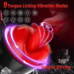 <span class=keywords><strong>Masturbateur</strong></span> électrique pour homme TT FOREST TPE avec langue rotative, 9 modes de vibration, contrôle par application - Modèle - Product Image 4