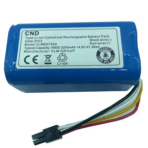 Pack de batteries INR18650 18650 3200mAh 14.8V 47.36KW <span class=keywords><strong>Batterie</strong></span> au lithium pour aspirateur robot VR5000RM VR05R5050WK - Product Image 4