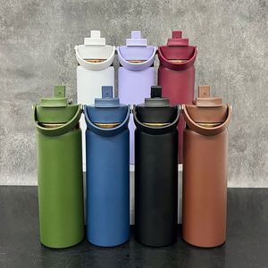 New 20oz Double Vacuum Wall Stainless Steel Water Bottle Copper Plate Sport Travel Tumbler with 2-in-1 Straw Spout Lid for Laser - Product Image 2